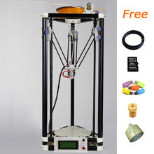 LCD display delta diy 3d printer kit with 40m filament masking tape 8GB SD card for Free