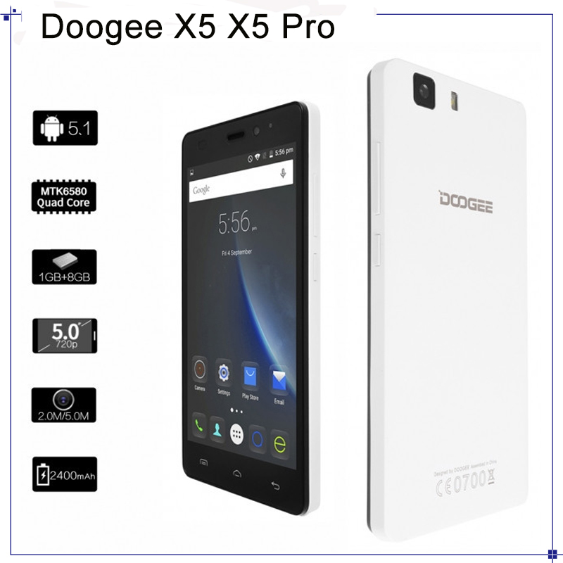   +  ) !  Doogee X5 X5 Pro 4  FDD LTE MTK6580    5.1   16  ROM 5.0 
