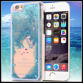 Dynamic Liquid Glitter Sand Quicksand Star Case For iphone 5s 6 6S Plus Crystal Clear Cellphone