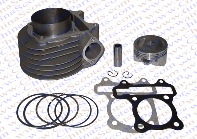 180cc 61mm font b GY6 b font Cylinder kit Big Bore High Performance 125cc 150cc Scooter