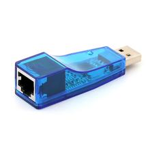 New Wired External USB Network Adapter Lan RJ45 Card 2.0 10/100 M Ethernet LAN Network RJ45 Adapter for Desktop Laptop
