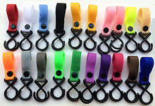 Baby stroller hook clips general strong 2 Hooks Strap hanger baby stroller accessories hook hanger baby carriage 20 colors