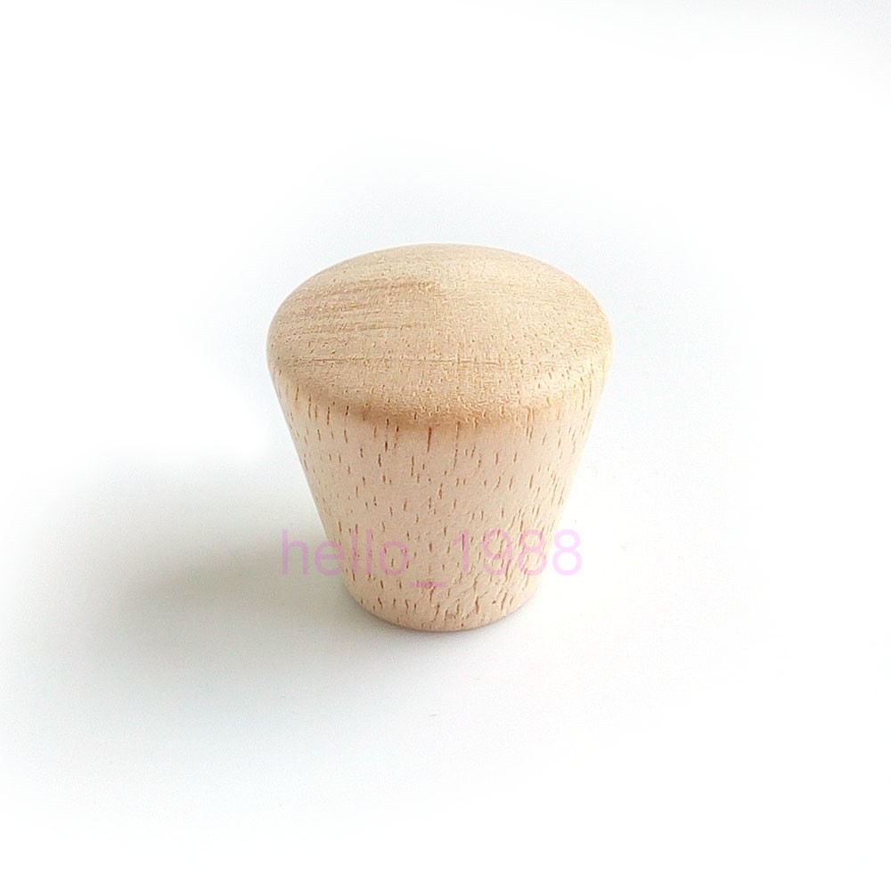 1 pomo de madera para gabinete, cocina, armario, cajón, tirador