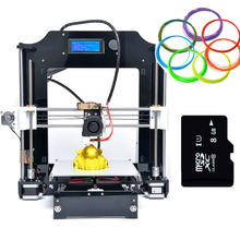 2016 Updated LCD High Precision Reprap Prusa i3 DIY 3d Printer kit with Marlin Firmware Repetier 25M Filament 8G SD card