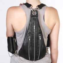 Steel Master Rock Women’s Steampunk Bag Steam Punk Bags Gothic Female or Waist Bags 2015 Free Shipping