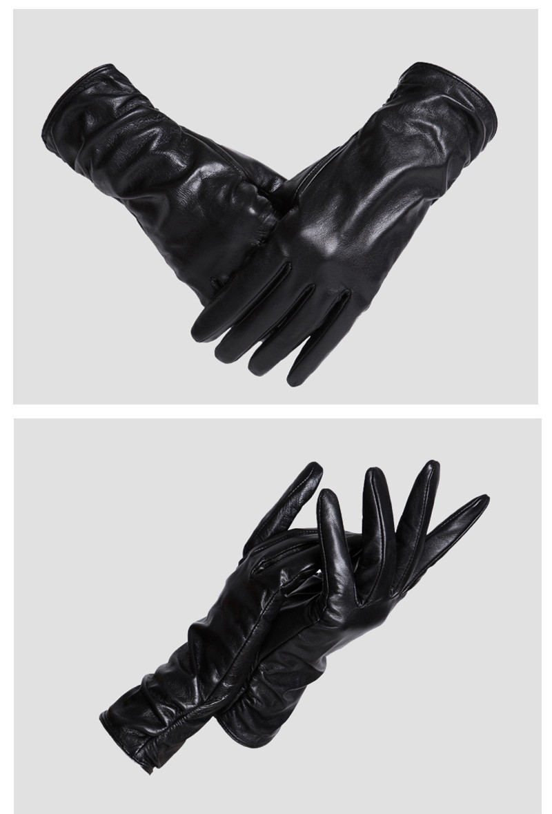 Fashion women Genuine leather gloves