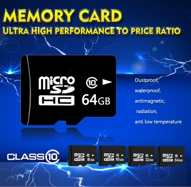 Купить микро sd карты 32 ГБ 64gb класс 10 16 ГБ 8gb microsd высокая ...