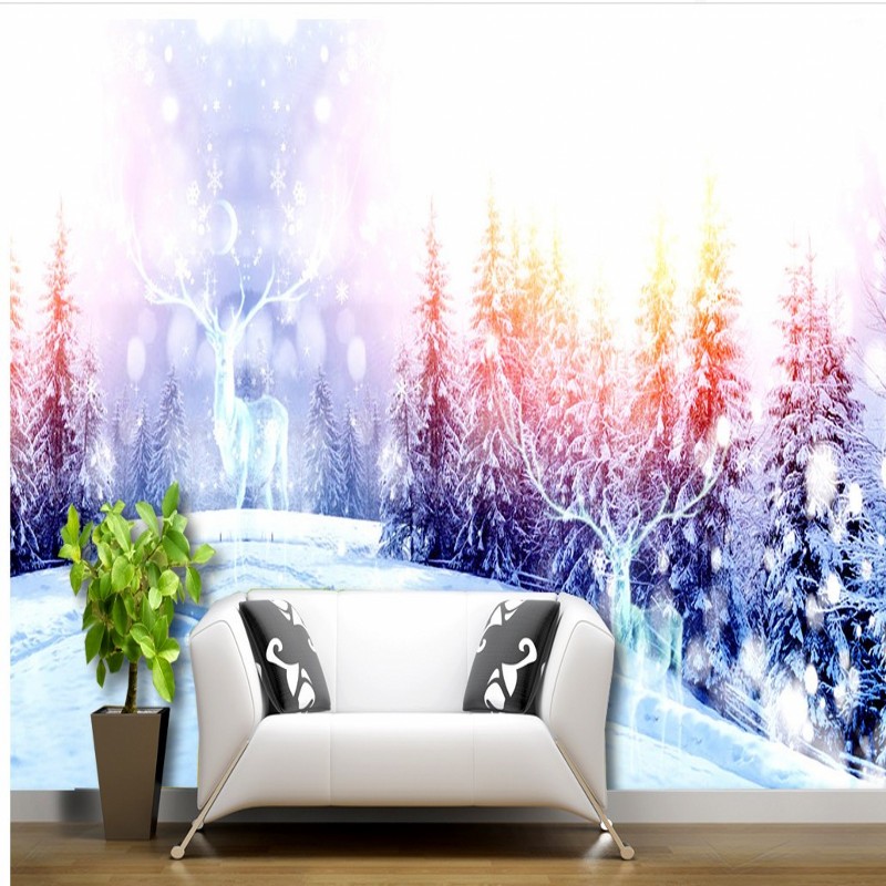 Online krijg goedkoop winter gratis behang aliexpress.com ... Woonkamer decoratie winter