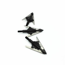 3PCS compound bow hunting arrow broadhead rotary arrow tip expandable blades 2 sharpest broadheads RJ021