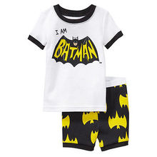 2015 Cotton Hero Spider Batman Boys Girls Kids Nightwear Sleepwear