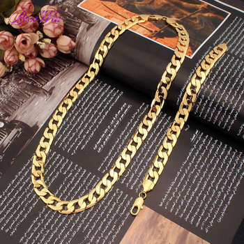 ... Chain Necklaces 170mm Link Chain Bracelet Fashion Sets MIAMI CUBAN