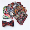 men s fashion pocket square tie handkerchief Wedding party plaids men hanky scarf FJ 01