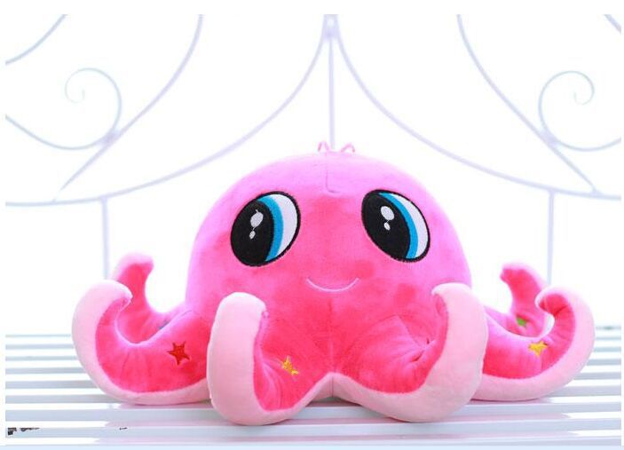 Фотография big lovely octopus toy new creative pink cartoon octopus doll birthday gift about 60cm