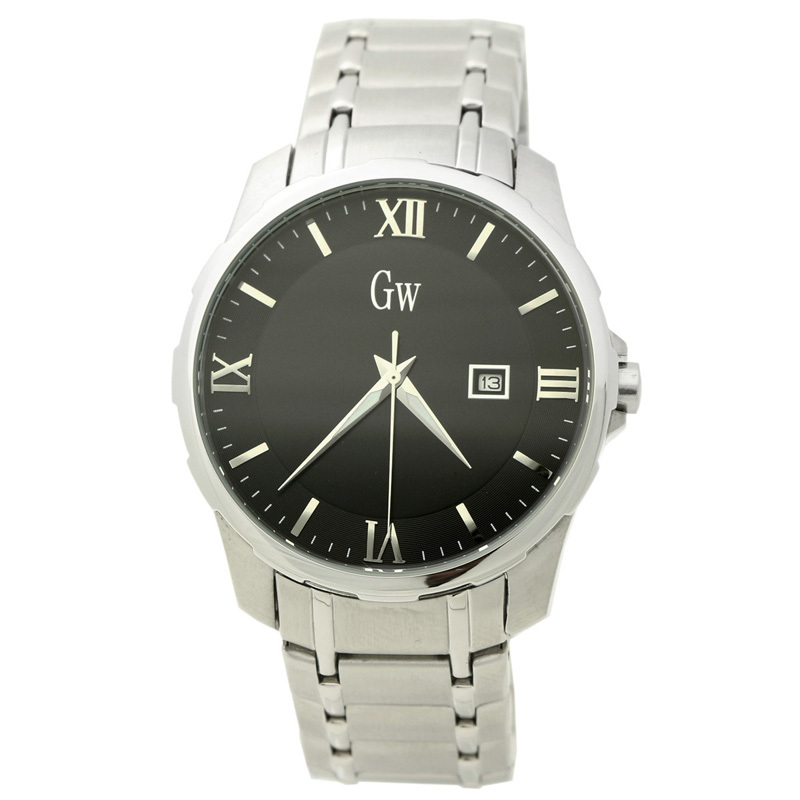 GOLD WINNER Brand Calendar Man Watches Business Stainless Steel Round Dial Date Waterproof Quartz Watches Wristwatches GW180079