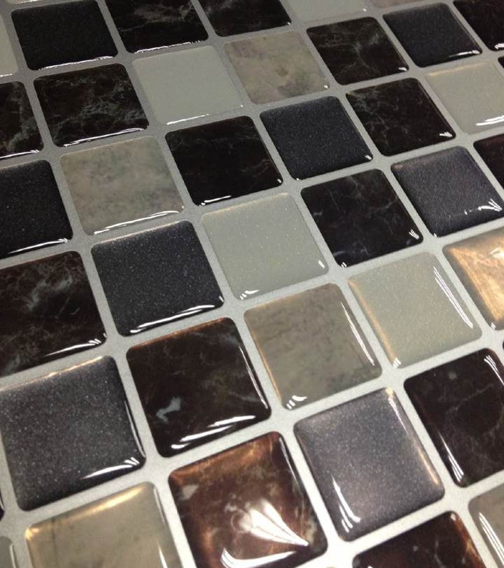 aliexpress com buy smart self adhesive 3d glitter pu marble stone sticktiles 9 quot x9 quot pack of aliexpress com buy smart self adhesive 3d glitter pu marble stone sticktiles 9 quot x9 quot pack of
