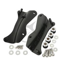 Black 4-Point Docking Hardware Kit For 14-16 Harley Electra Street Road Glide FL