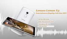Original Lenovo Lemon X3 64GBROM 3GBRAM Dual 4G 5 5 Smartphone for Qualcomm Snapdragon808 Hexa Core