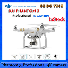 IN Stcok Original DJI Phantom 3 Professional Drone Quadcopter RTF With 4K Camera And 3 Gimbal ,GPS system, live HD view
