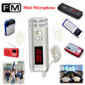 2016 New Arrival Free shipping New Handheld Mini FM Wireless Microphone Condenser Mic for Megaphone Loudspeaker