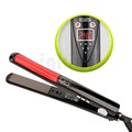 LCD Display Titanium plates Flat Iron Straightening Irons Styling Tools Professional Hair Straightener Floating Ceramic Plate