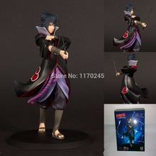 Free Shipping Cool 7″ Naruto Shippuden Uchiha Sasuke PVC Action Figure Collectible Model Toy 18cm