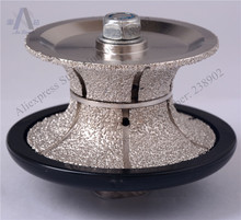 1 шт. D85 * V30 * 5/8 » — 11 ручной тип алмаз вакуумные паяные полный BULLNOSE профиль рука шлифовальные колеса фрезы