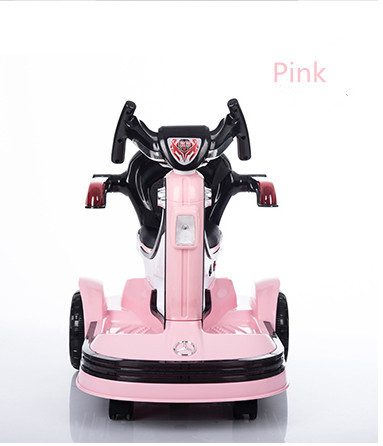 Child electric bicycle baby toy car remote control indoor male motorcycle balance car 4 wheels kids car