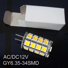 High quality AC/DC12V GY6.35 led light,GY6.35 lamp led 12v,led G6 bulb,gy6 led lamps free shipping 50pcs/lot