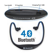 Sport Wireless Handfree Bluetooth 4.0 Original S9 Neckband Earphone Earbuds Support TF Card for Samsung iPhone Phones