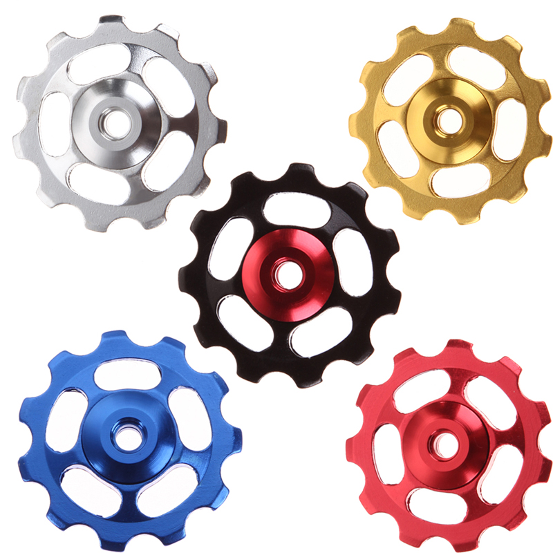 2pcs 11T Ultralight MTB Aluminum Alloy Bike Bearing Jockey Wheel Rear Derailleur