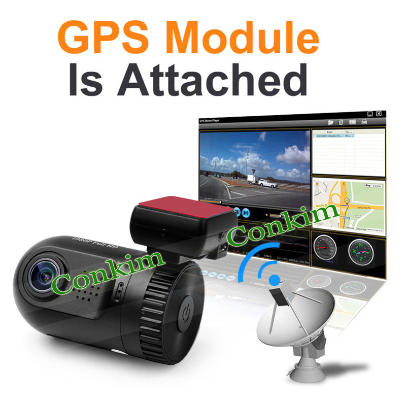 Original Mini 0801 0805 Full HD Video Recorder Car Camera DVR Ambarella A7 A2 1080P 1296P SOS+GPS Optional Car Video Recorder