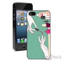 Nail Salon Manicure Protector back skins mobile cellphone cases for iphone 4/4s 5/5s 5c SE 6/6s plus ipod touch 4/5/6