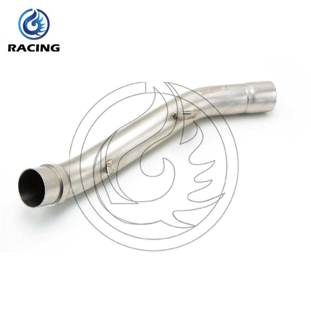 Motorcycle muffler Exhaust middle contact pipe For Kawasaki z800 2013 2014 2015 motorcycle modified exhaust middle pipe