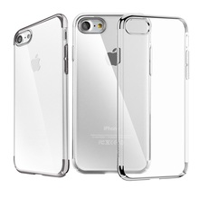 BASEUS for iPhone 7 4.7 inch Hard Mobile Phone Bag Glitter Series Plating Hard Plastic Cover Shell Phone Cases for iPhone 7