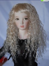 SD Soft Cabbage Long Wave Doll Wigs 1/3 Syntheitc mohair BJD wigs 8-9inch Doll Accessories Luts doll DZ doll hair