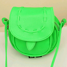 Women Messenger Bags Candy Color Cross Body Bags Casual Mini Sling PU Ladies Bag Small Mini