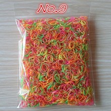 About 1000pcs bag small package 2015 New Child Baby TPU Hair Holders Rubber Bands Elastics Girl