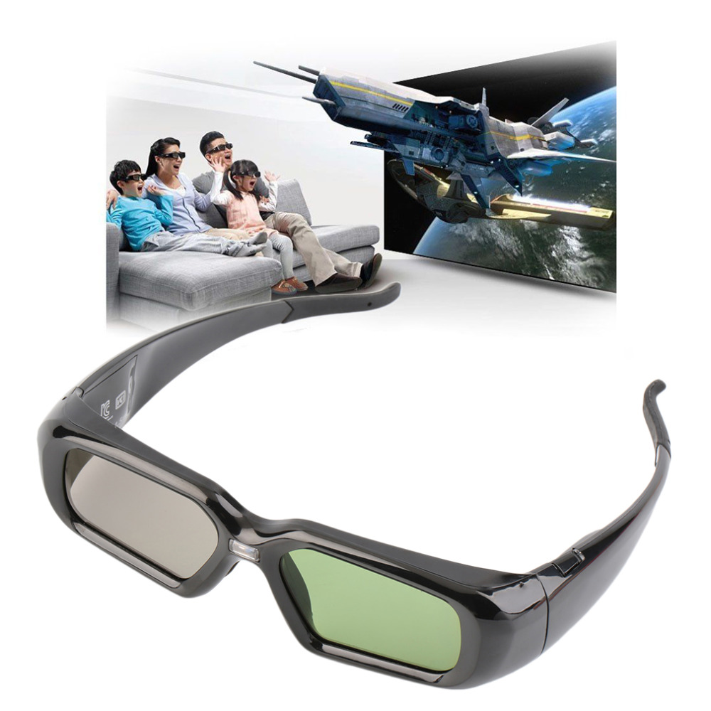 New Active Shutter Glasses 3D Glasses 144Hz For DLP-LINK 3D Ready Projector Whol