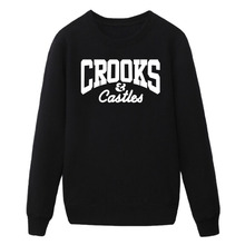 Crooks and Castles Hoodies Men Sweatshirt Tops autumn Leisure hiphop fashion Long Sleeve Clothing famous brand Sweatshirt