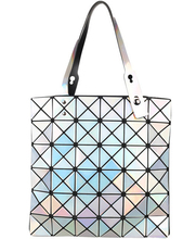 High Quality Women Handbags Laser Flash Diamond PU Tote Bags Solid Famous Brand Bao Bao Shoulder Bags Plaid Geometric bags