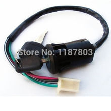 10 Pcs 4 Wire Ignition Switch Lock 2 Key For Honda GY6 Scooter Go Kart Quad 90CC 110CC 125CC ATV MOPED DIRT PIT BIKE Off Road