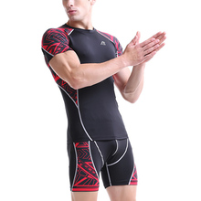 Summer style Exercise Sport Stretch Compression Fitness Men s Men Short Sleeve Hot Sales Exercise Sport