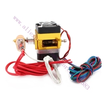12 24V Fan 3D Printer MK9 Extruder Heater 100K NTC thermistor PTFE tube 0 2 0