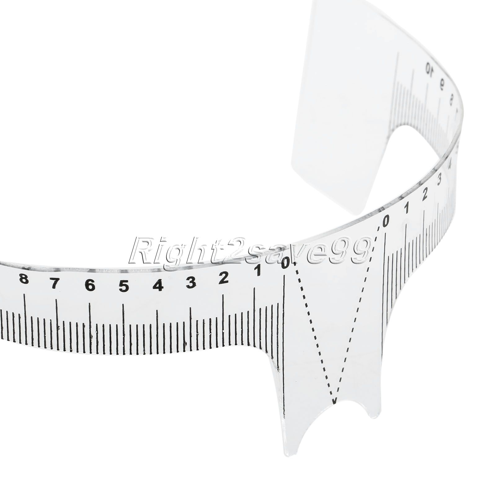 New Arrival Eyebrow Grooming Stencil font b Shaper b font Ruler Measure Tool Makeup Reusable Eyebrow