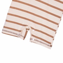 2016 Newborn Baby Summer Cotton Boy Girl Totoro Striped Rompers One piece Rompers Jumpsuits Infant Clothing