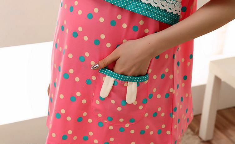 Dual purpose Prenatal and postnatal dress Hello kitty pink colorful dots summer dresses for pregnant chic maternity wear natal 4