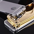 Ultra Slim Mirror Case For iPhone 5 Mobile Phone Luxury Aluminum Acrylic Back Cover For iPhone
