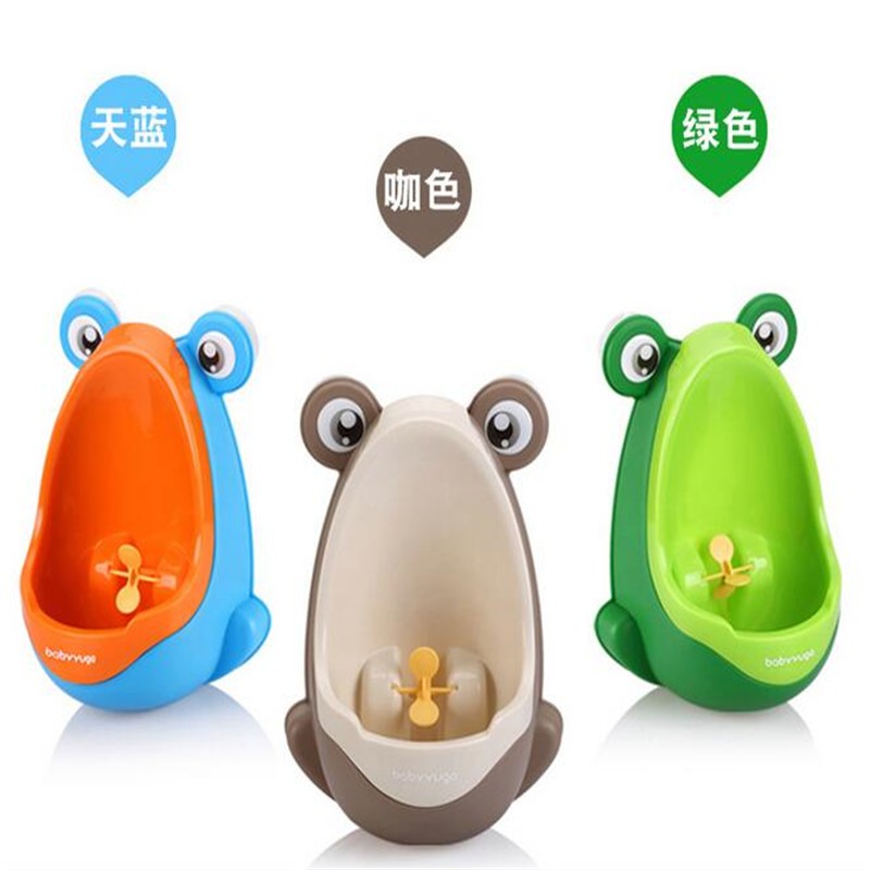 Hot Boy Urine Groove Stylish PP Frog Children Stand Vertical Urinal