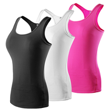 Women Sports Yoga Top Fitness Gym Tank sleeveless t shirts Female Dry Fit Sports Shirts for Girl Fitness Tops Gym Yoga Shirt
