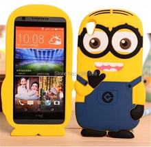 Cute Cartoon Despicable Me Minions Pattern Soft Silicon Case for HTC Desire 820 Phone Bag Case
